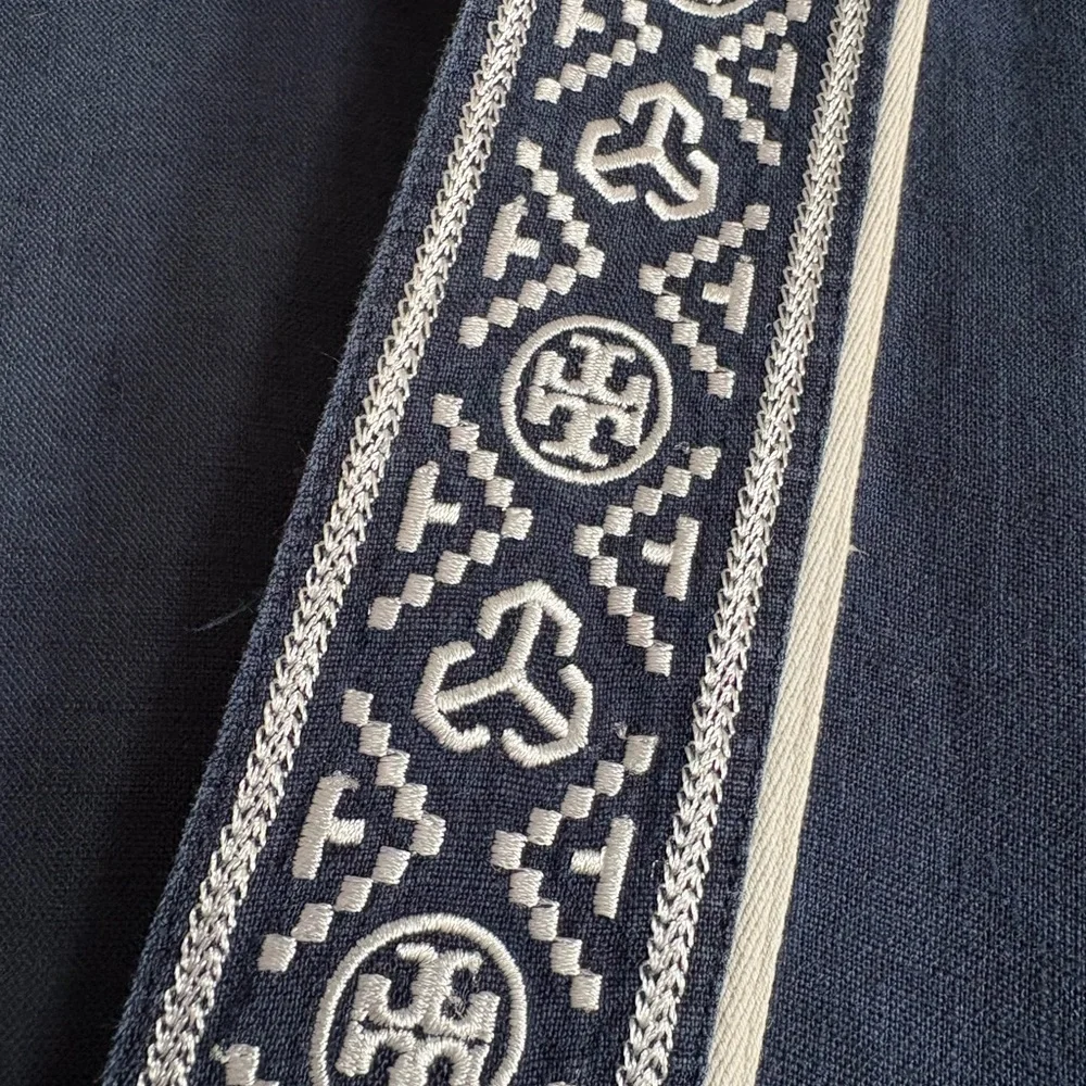 Tory Burch 100% Linen Tunic Top